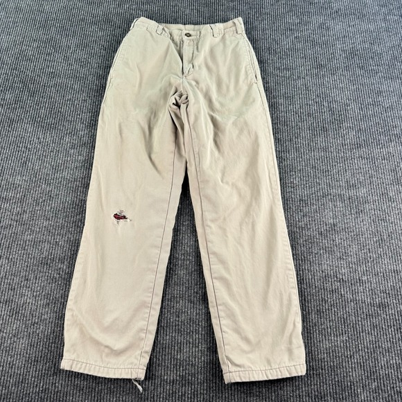 L.L. Bean Other - LL Bean Pants Men 30x32 Beige Fleece Lined Khaki Distressed Workwear Nat
